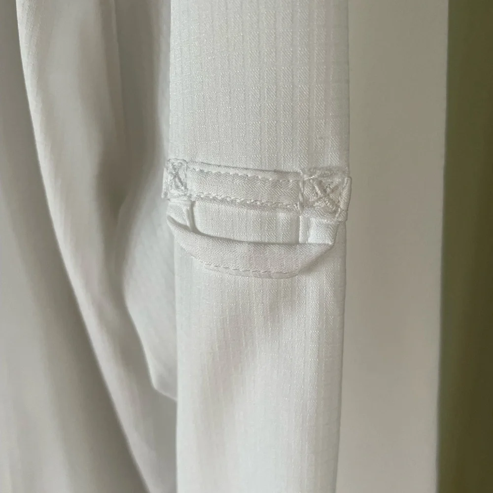 Columbia Omni Shade Sun Protection White Long Sleeve Shirt XL EUC - Picture 3 of 10